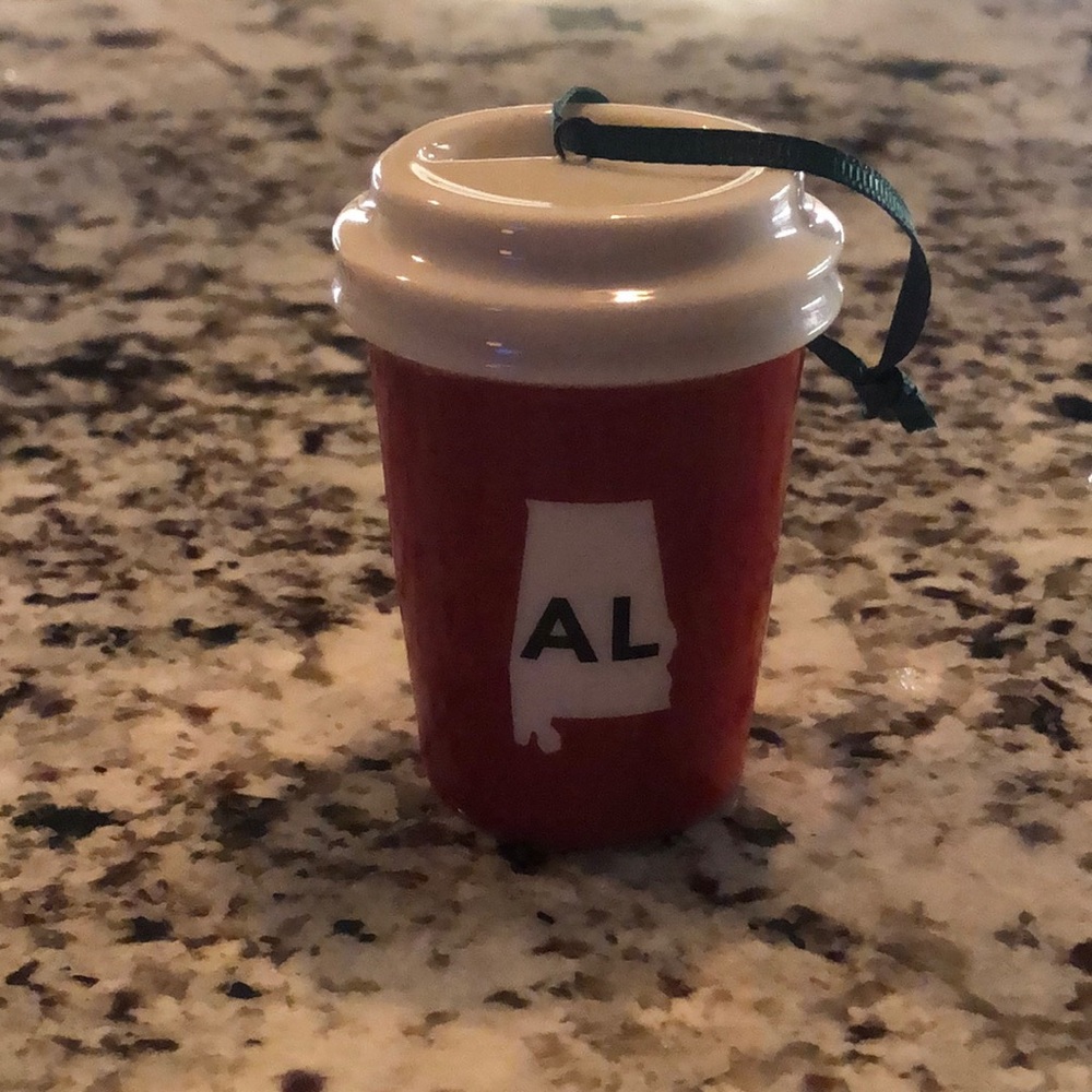 Alabama Starbucks 2016 Holiday Ornament